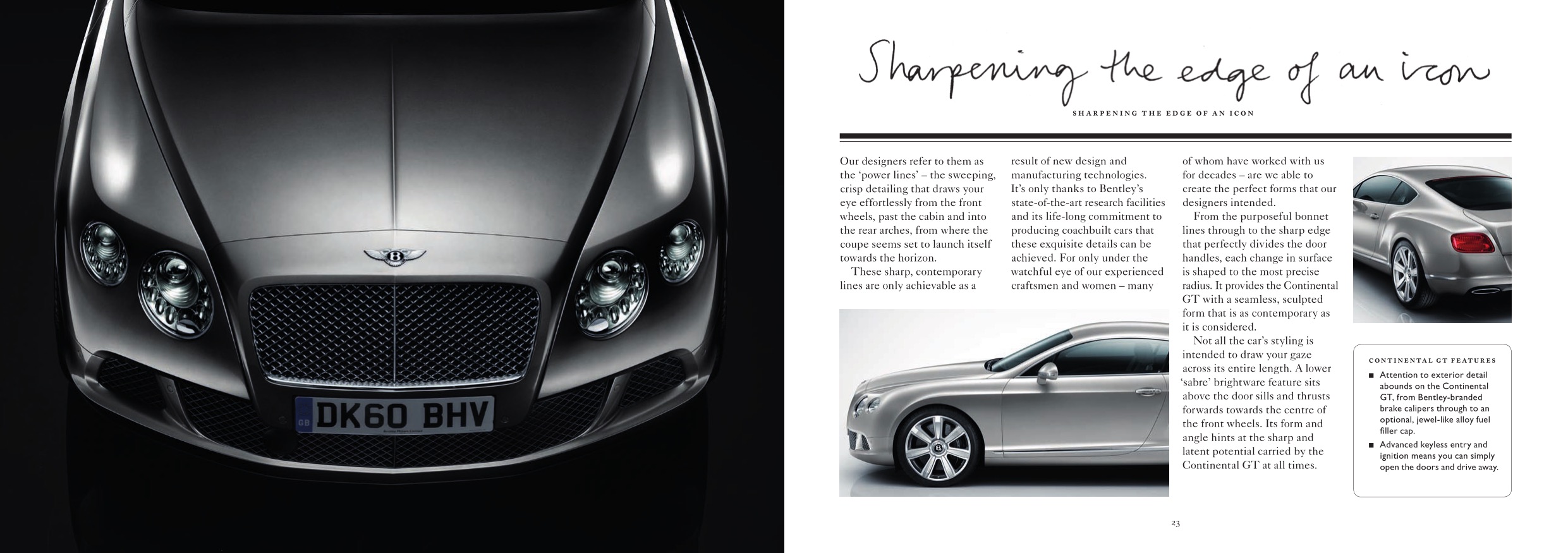 2011 Bentley Continental GT Brochure Page 41